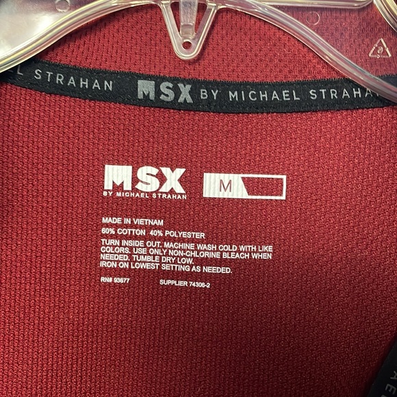 MSX by Micheal Strahan Red Windbreaker - Picture 3 of 3
